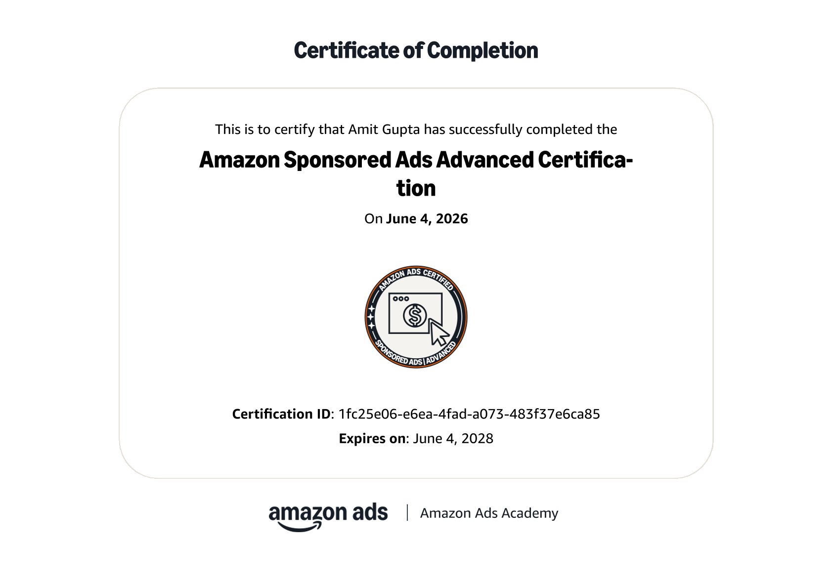 Certificate 2
